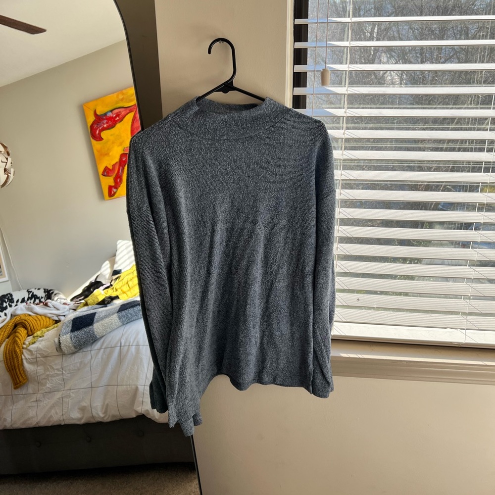 Blue oversized sweater. Good condition